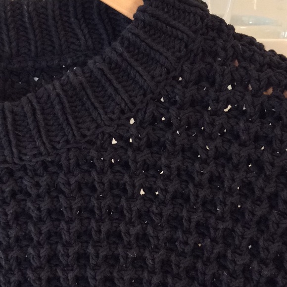 VTG Navy Burberry Unisex Cotton Crewneck Sweater Large - Picture 7 of 16